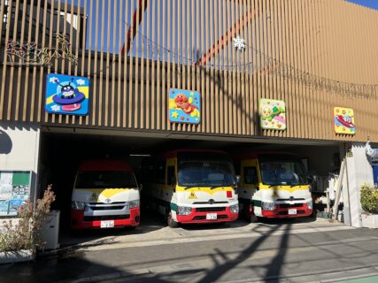 👉アンパンマンのパネルを設置しました！